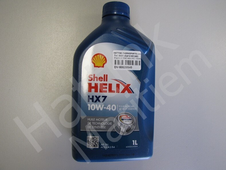 persoonlijkheid gloeilamp erger maken Motorolie Shell Helix HX7 10W40 Inh.1 Liter | Hattink Thermo Parts