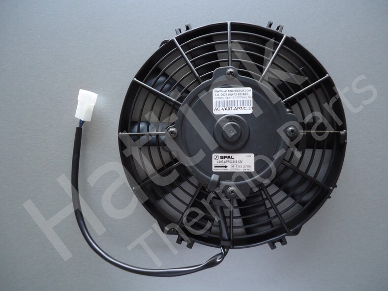 Univerzalni električni ventilator SPAL 350mm - pritisak, 12V